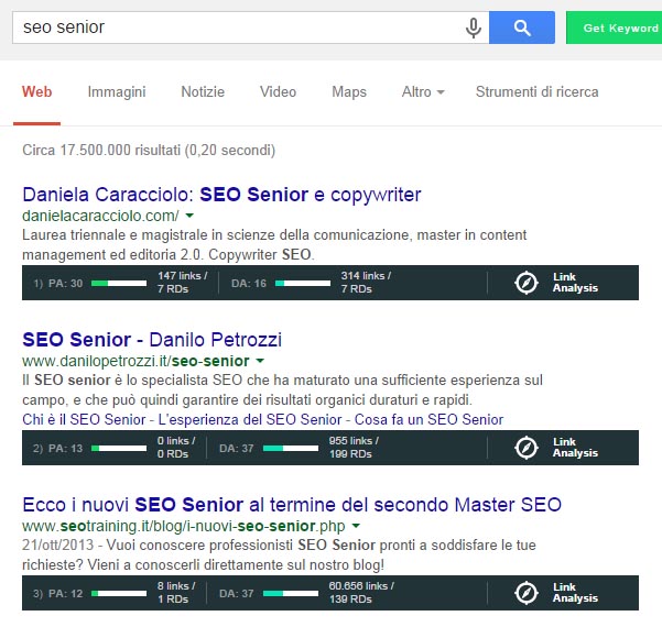 seo senior mozbar